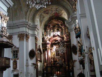 v church