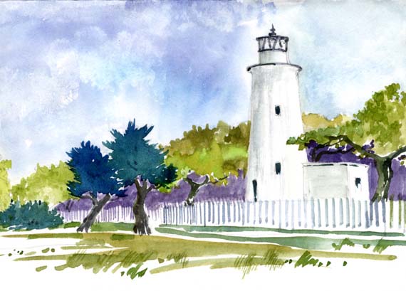 ocrocoke-light-house