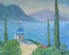 View from Villa Melzi, Italy 24 x 30.jpg (39555 bytes)