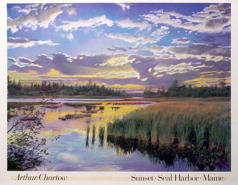Sunset, Seal Harbor, Maine (poster)