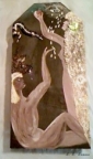 Adam & Eve on 1800's Roof Slate