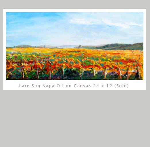 Art, landscapes and paintings, gallery of artist Carolyn Zaroff, fine art, galleries,oil paintings,landscape paintings,painter,Impressionists, artists, California wine country paintings,hawiian art gallery,tropical landscape,galleries,hawaiian islands,hawaii flowers,visual arts,hawaiian art,pictures,plein air,wine art,wine wall art,vineyard paintings,Napa Vineyards,Sonoma wineries arts