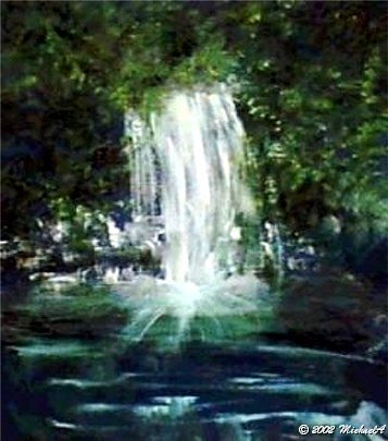 Oil Painting "Water falling"