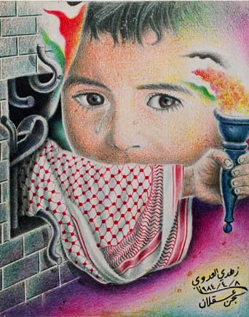 لوحات تشكيلية في خدمة القضية الفلسطينية الجزء الثاني(حصري) Adawibl2
